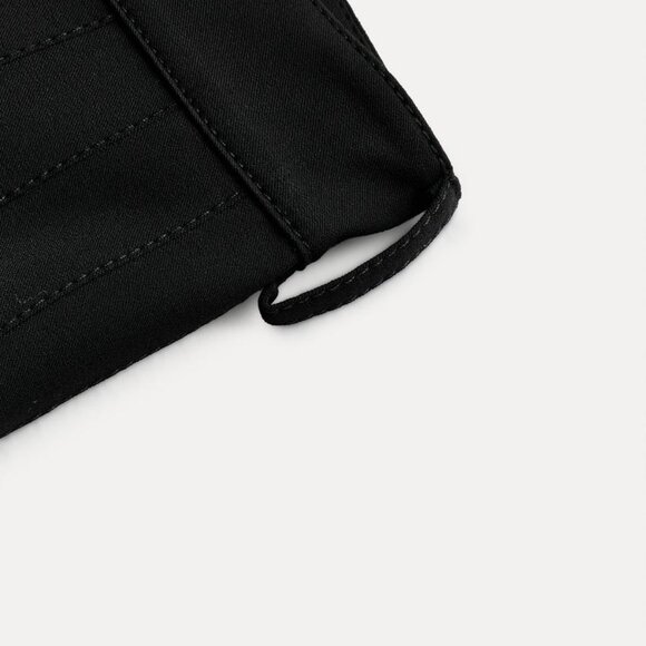 NWT ZARA PLEATED SKIRT ZW COLLECTION BLACK - Picture 6 of 10